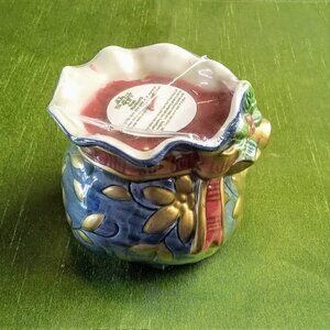 NWT Fitz and Floyd Holiday Fragrance Candle Holder